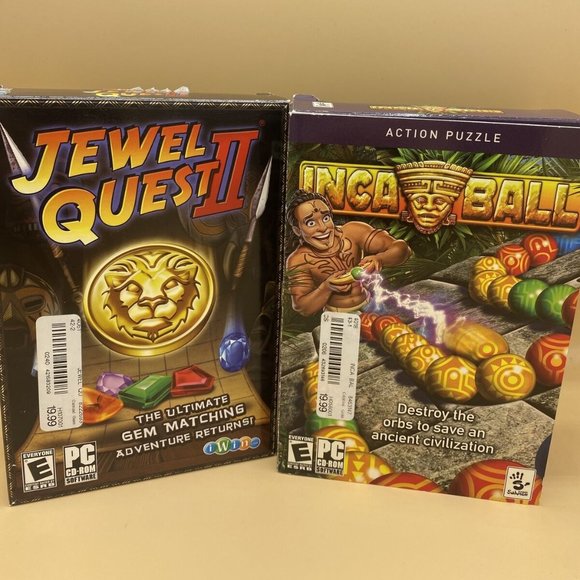 Video Games & Consoles | Pc Puzzle Game Cd Rom Lot Of 2 Jewel Quest 2 ...